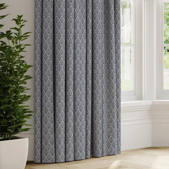 Made to Measure Curtains Fire Retardant - Navy