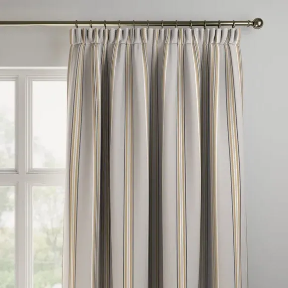 Made to Measure Curtains Fire Retardant - Ochre