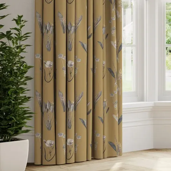 Made to Measure Curtains Fire Retardant - Ochre