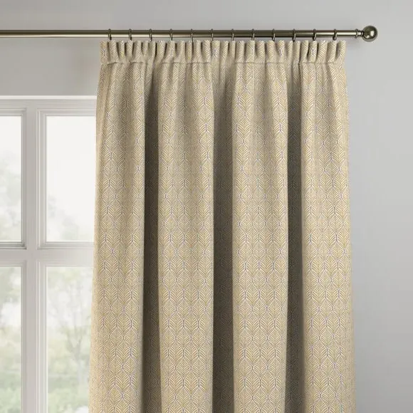 Made to Measure Curtains Fire Retardant - Ochre
