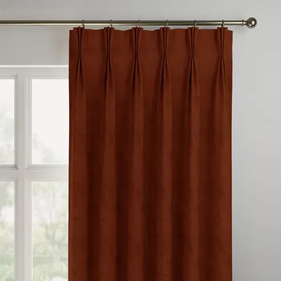 Made to Measure Curtains Fire Retardant - Orange