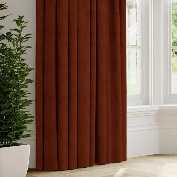 Made to Measure Curtains Fire Retardant - Orange