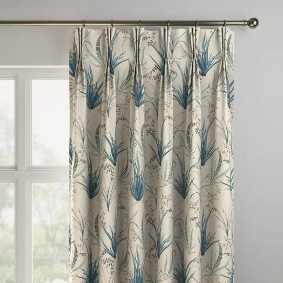 Made to Measure Curtains Fire Retardant - Peacock
