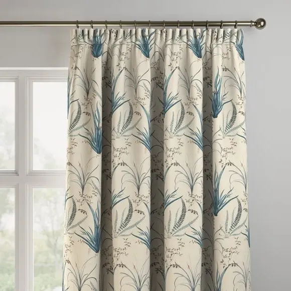 Made to Measure Curtains Fire Retardant - Peacock