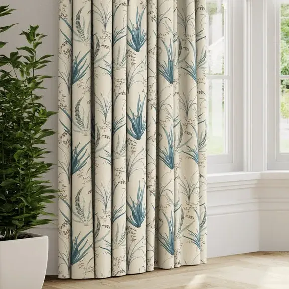 Made to Measure Curtains Fire Retardant - Peacock image