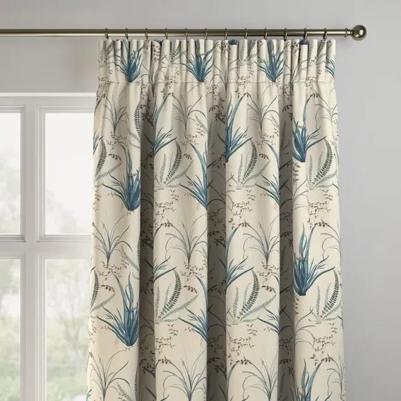 Made to Measure Curtains Fire Retardant - Peacock