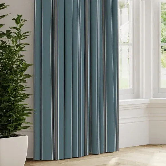 Made to Measure Curtains Fire Retardant - Peacock