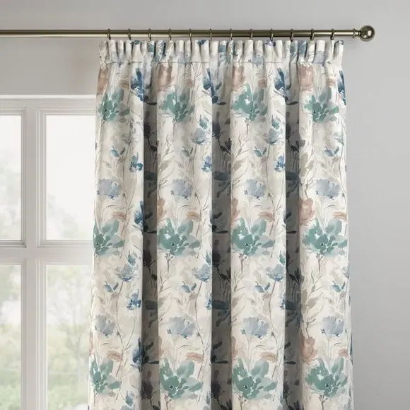 Made to Measure Curtains Fire Retardant - Slate Blue
