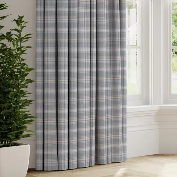 Made to Measure Curtains Fire Retardant - Slate Blue