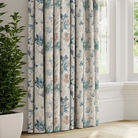 Made to Measure Curtains Fire Retardant - Slate Blue image