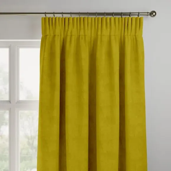Made to Measure Curtains Fire Retardant - Yellow
