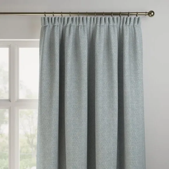 Made to Measure Curtains Geometric - Blue