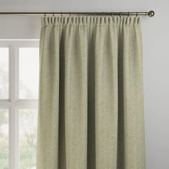 Made to Measure Curtains Geometric - Olive
