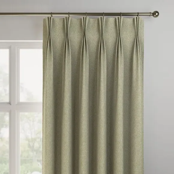 Made to Measure Curtains Geometric - Olive
