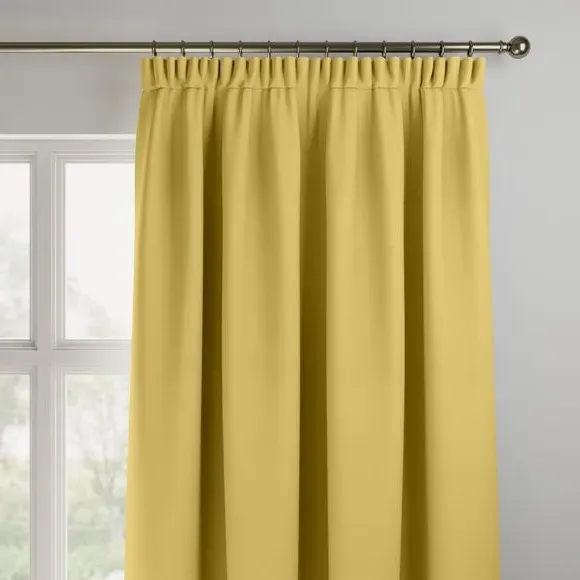 Made to Measure Curtains - Gold, Cotton
