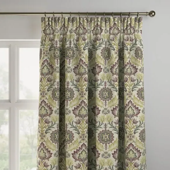 Made to Measure Curtains - Grape, Polyester Linen