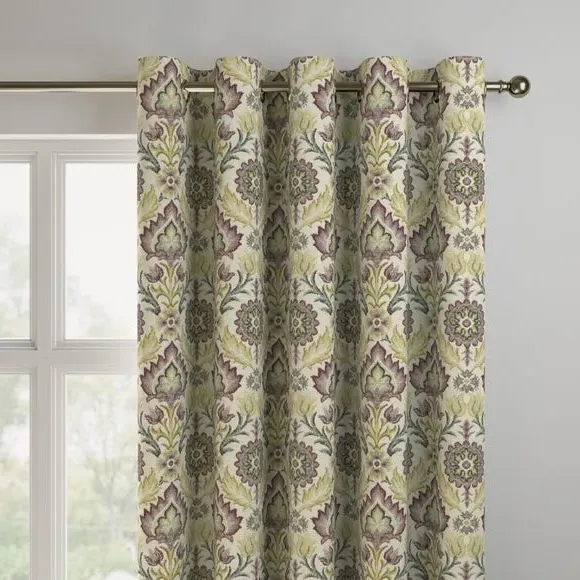 Made to Measure Curtains - Grape, Polyester Linen
