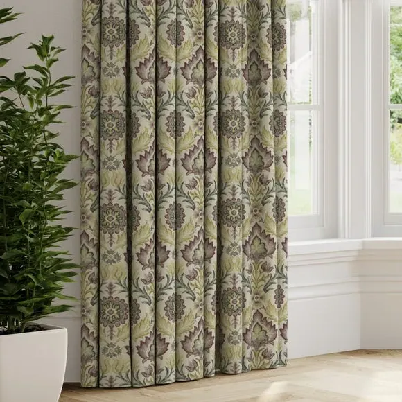 Made to Measure Curtains - Grape, Polyester Linen image