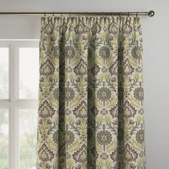Made to Measure Curtains - Grape, Polyester Linen