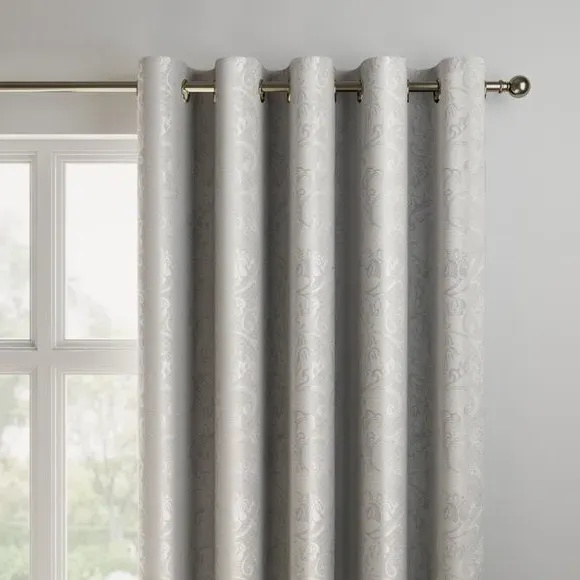 Made to Measure Curtains - Grey, Brocatelle