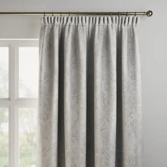 Made to Measure Curtains - Grey, Brocatelle