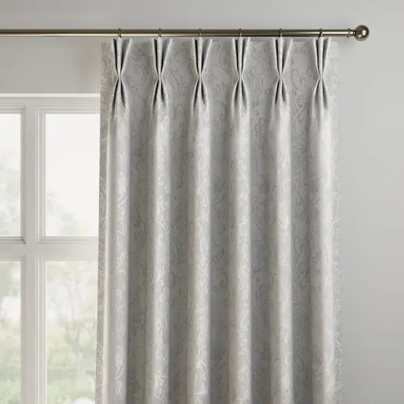 Made to Measure Curtains - Grey, Brocatelle