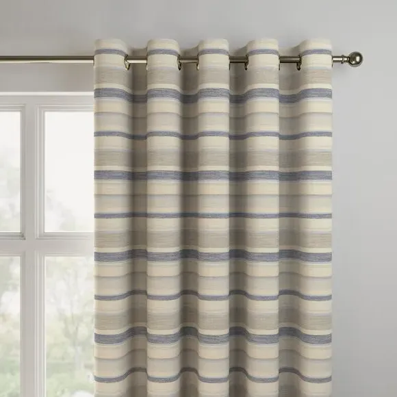 Made to Measure Curtains - Grey, Striped