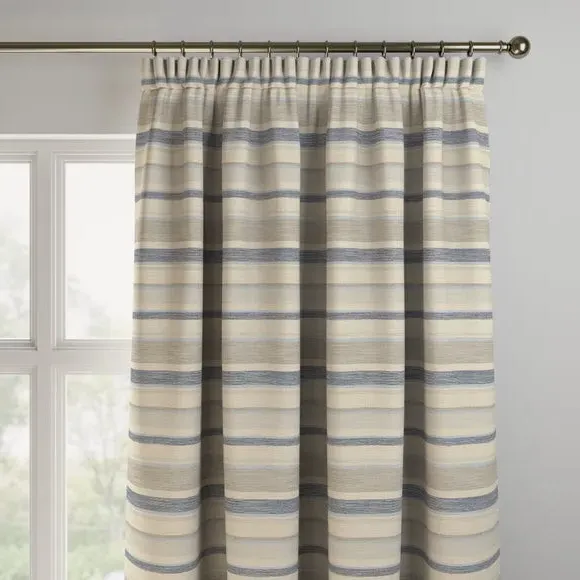 Made to Measure Curtains - Grey, Striped