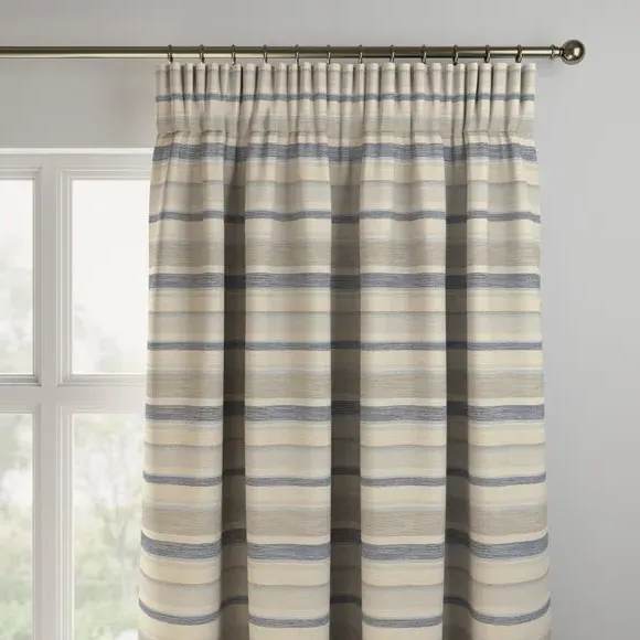 Made to Measure Curtains - Grey, Striped