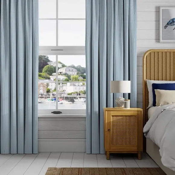 Made to Measure Curtains - Indigo, Cotton