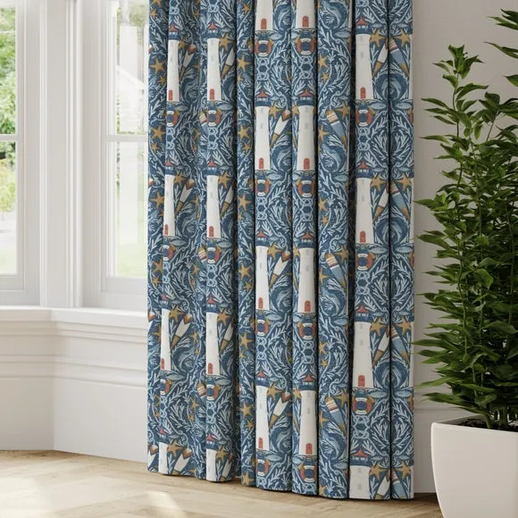 Made to Measure Curtains - Indigo, Cotton image