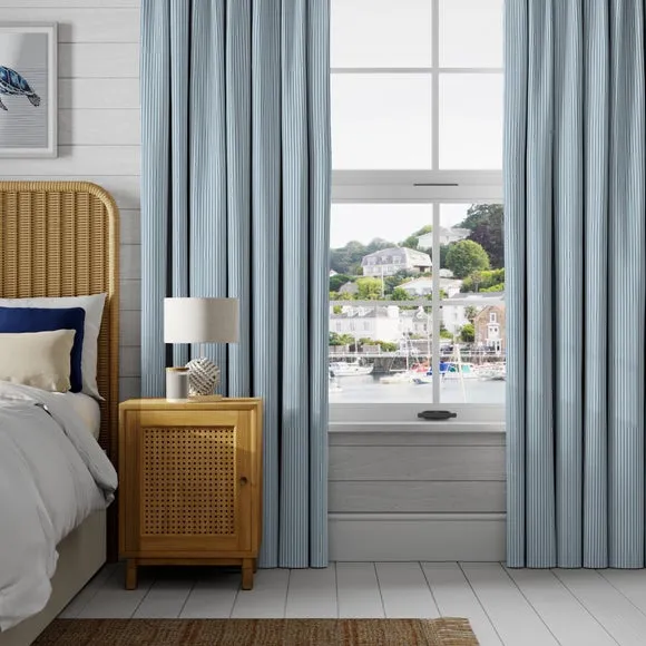 Made to Measure Curtains - Indigo, Cotton