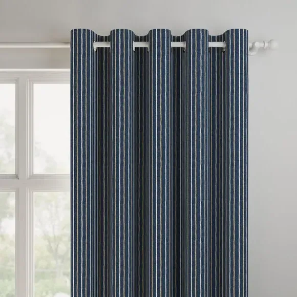 Made to Measure Curtains - Indigo, Cotton