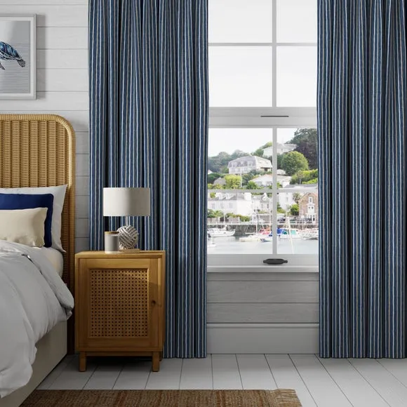 Made to Measure Curtains - Indigo, Cotton