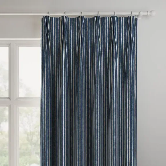 Made to Measure Curtains - Indigo, Cotton