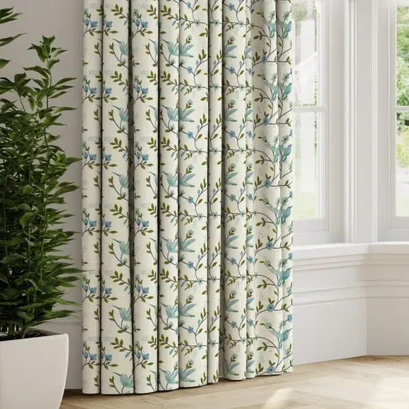 Made to Measure Curtains - Indigo, Polycotton