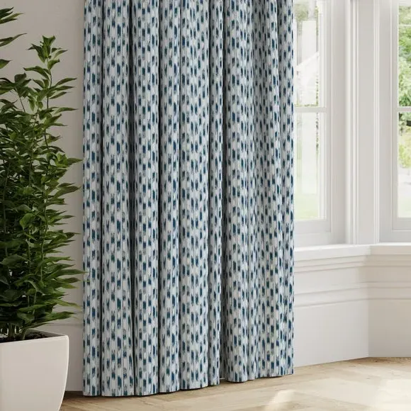 Made to Measure Curtains - Indigo, Polyester image