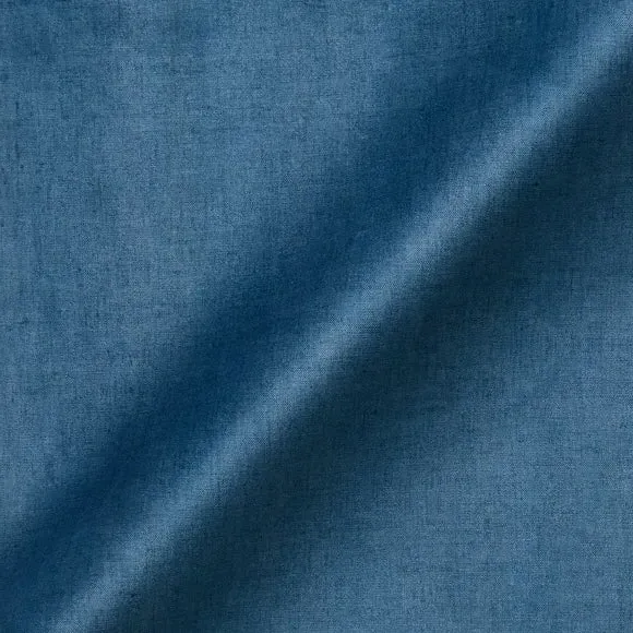 Made to Measure Curtains - Indigo, Polyester