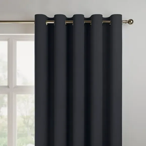 Made to Measure Curtains - Ink, Cotton