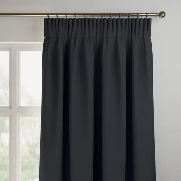 Made to Measure Curtains - Ink, Cotton