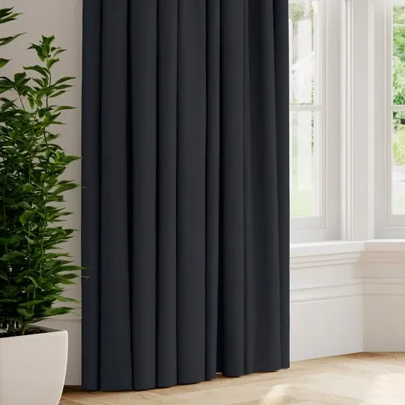 Made to Measure Curtains - Ink, Cotton