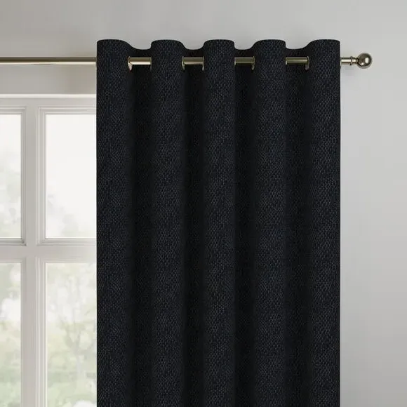 Made to Measure Curtains - Ink, Polycotton