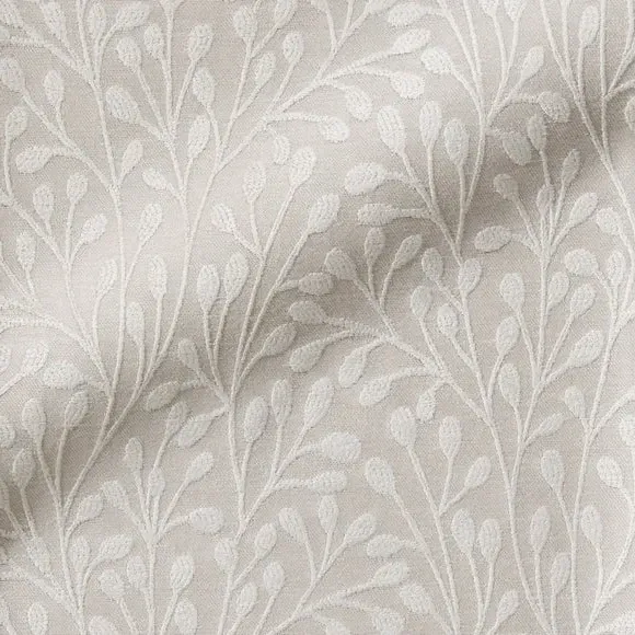 Made to Measure Curtains - Ivory, Textured Fabric