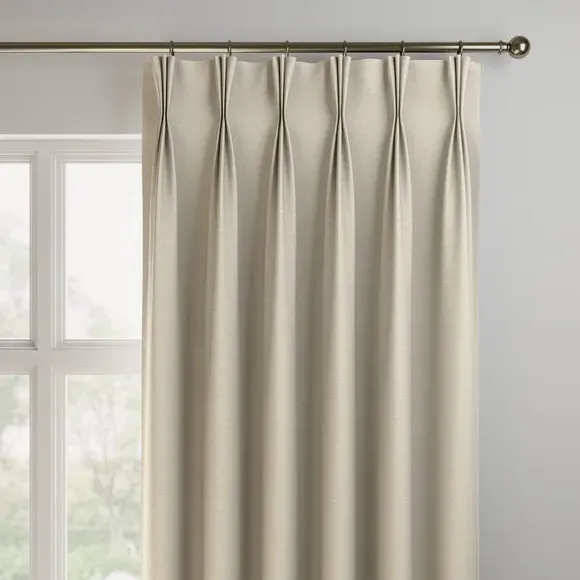 Made to Measure Curtains - Ivory, Textured Fabric