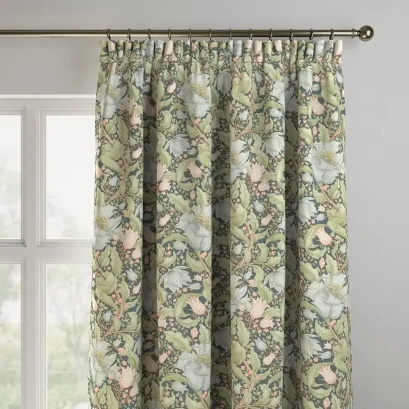 Made to Measure Curtains - Jade, Floral Fabric