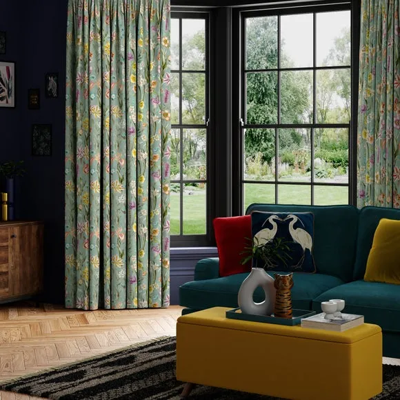 Made to Measure Curtains - Jade, Velvet