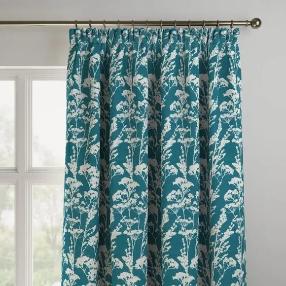 Made to Measure Curtains - Kingfisher, Cotton