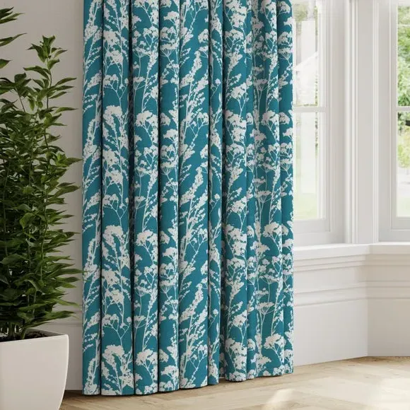 Made to Measure Curtains - Kingfisher, Cotton