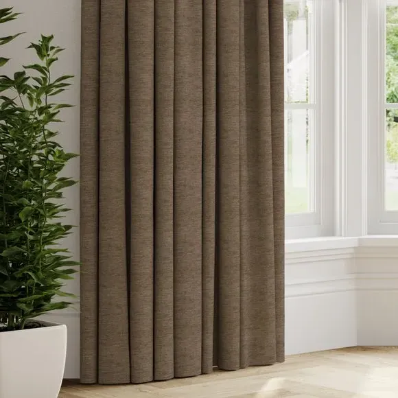 Made to Measure Curtains - Latte, Chenille