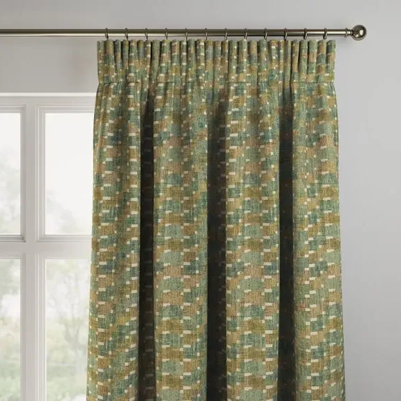 Made to Measure Curtains - Leaf, Cotton Linen